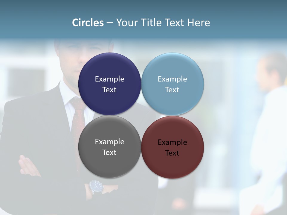 Girl Standing Human PowerPoint Template