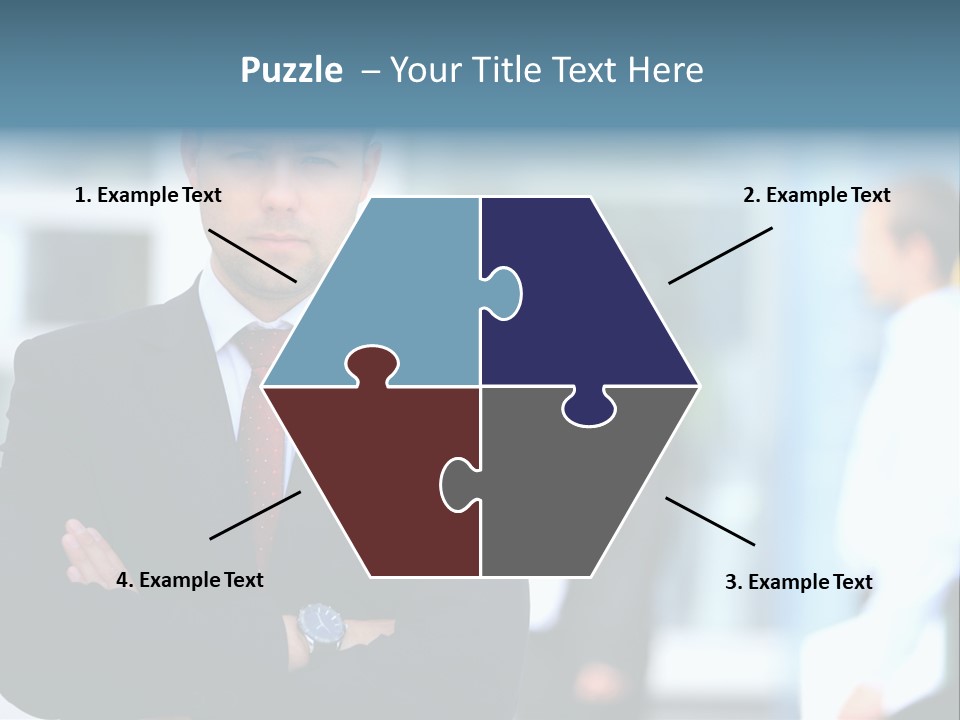 Girl Standing Human PowerPoint Template