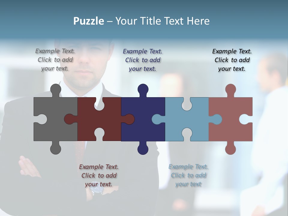 Girl Standing Human PowerPoint Template