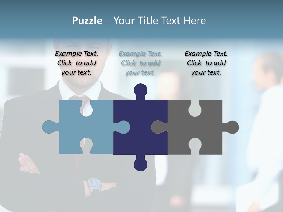 Girl Standing Human PowerPoint Template