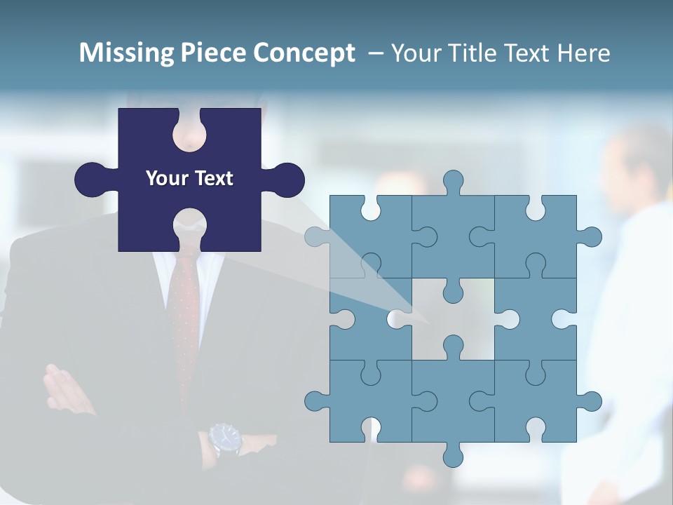 Girl Standing Human PowerPoint Template