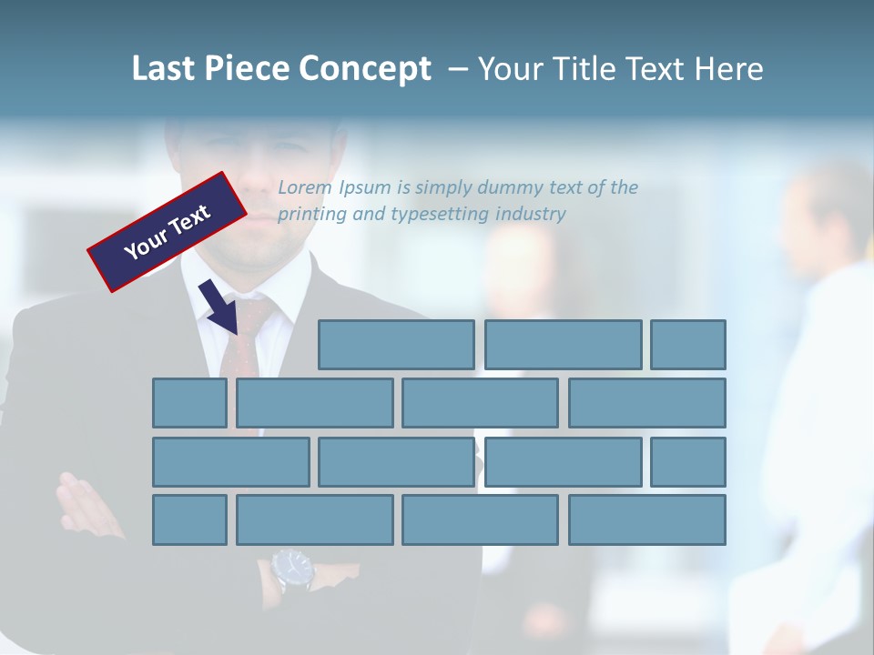 Girl Standing Human PowerPoint Template