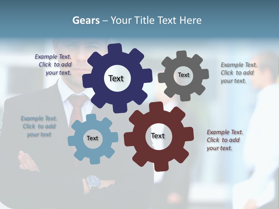 Girl Standing Human PowerPoint Template