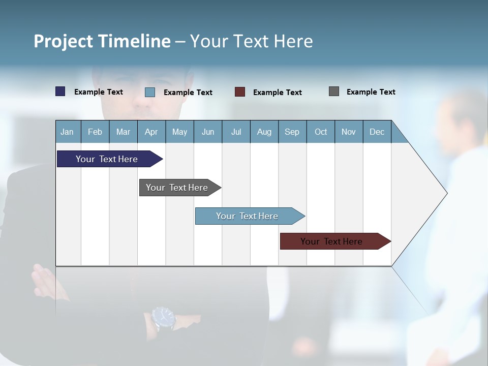 Girl Standing Human PowerPoint Template