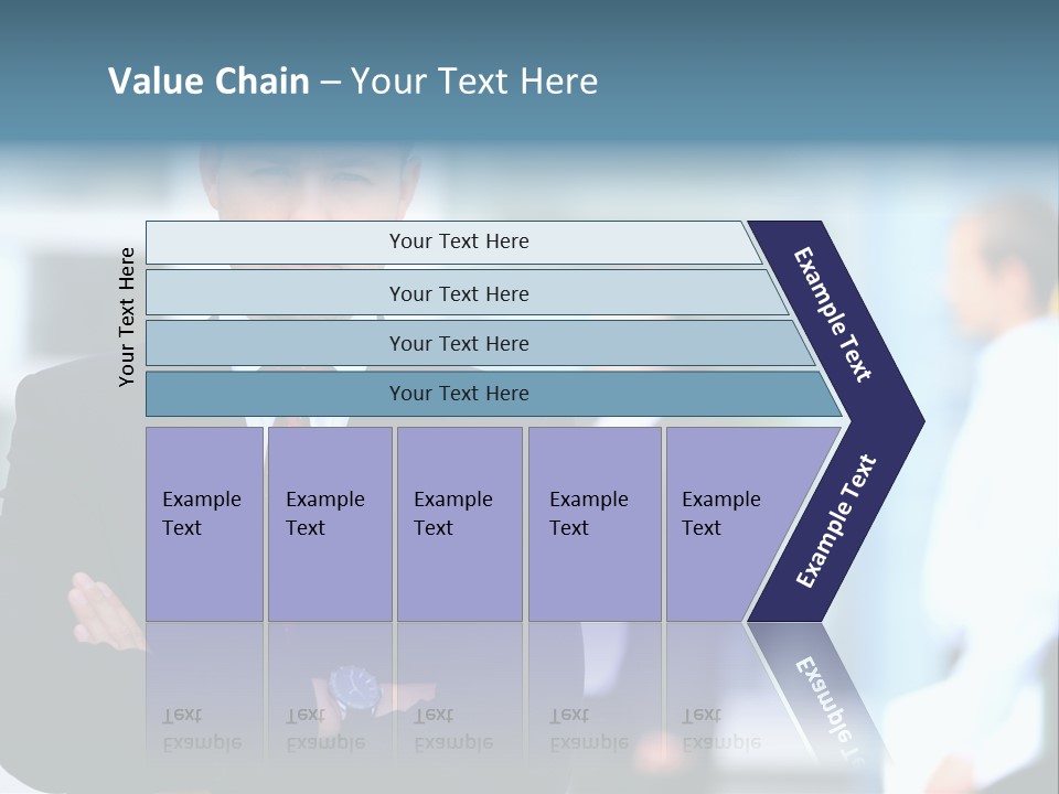 Girl Standing Human PowerPoint Template