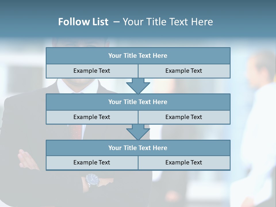 Girl Standing Human PowerPoint Template