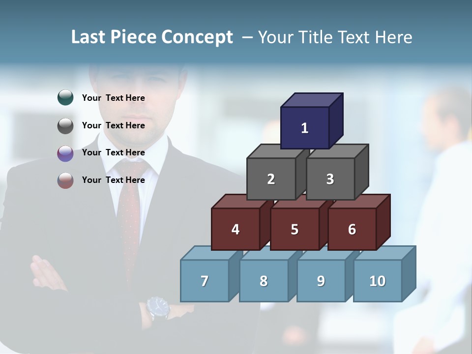 Girl Standing Human PowerPoint Template