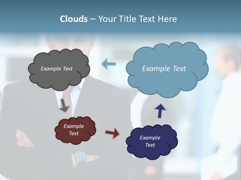 Girl Standing Human PowerPoint Template