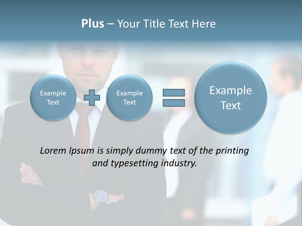 Girl Standing Human PowerPoint Template