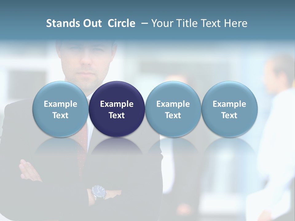 Girl Standing Human PowerPoint Template