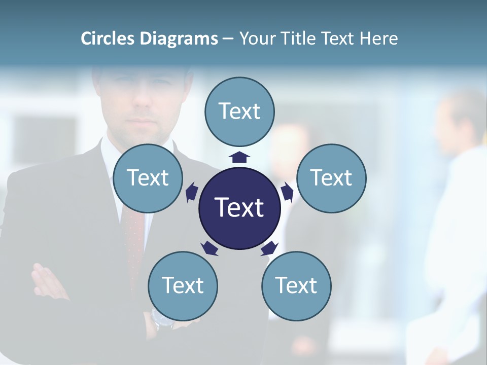 Girl Standing Human PowerPoint Template