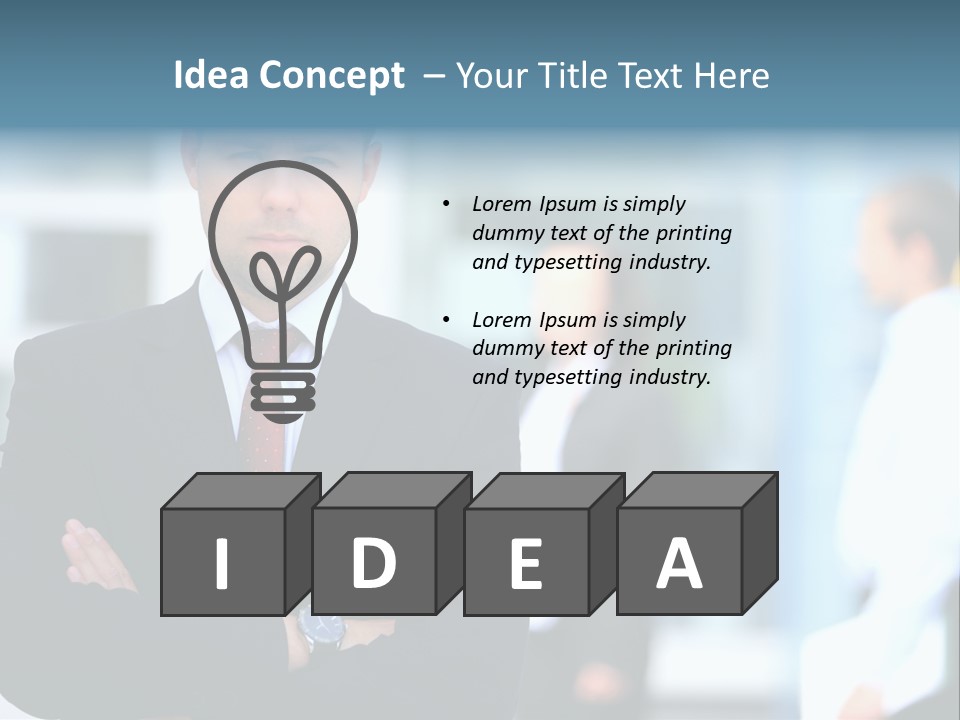 Girl Standing Human PowerPoint Template