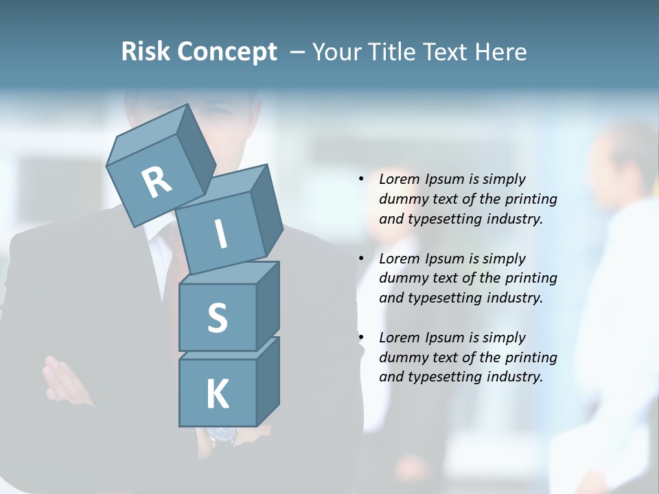 Girl Standing Human PowerPoint Template