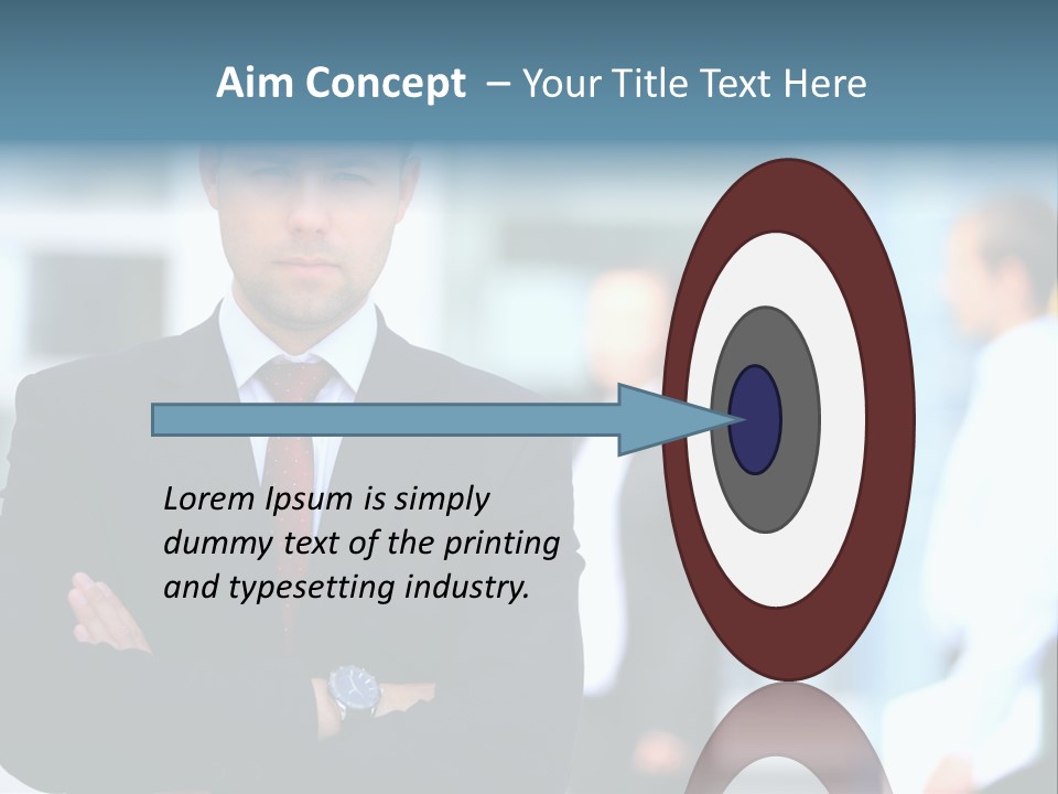 Girl Standing Human PowerPoint Template