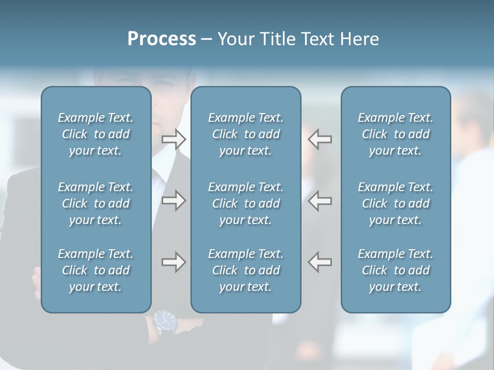 Girl Standing Human PowerPoint Template
