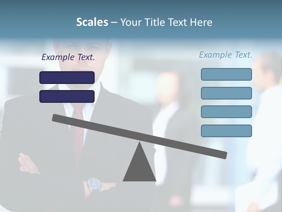 Girl Standing Human PowerPoint Template