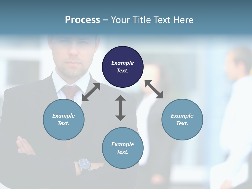 Girl Standing Human PowerPoint Template