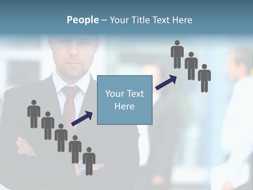 Girl Standing Human PowerPoint Template