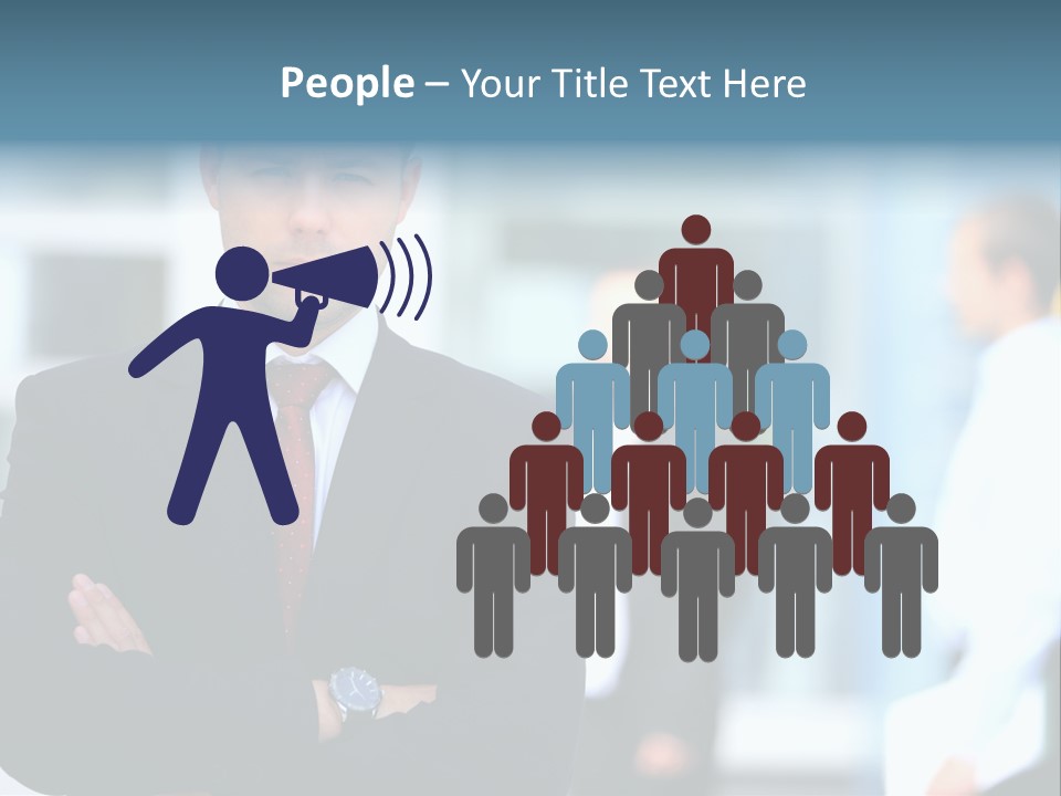 Girl Standing Human PowerPoint Template