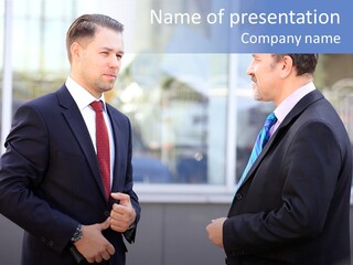 Business Teamwork Corporate PowerPoint Template