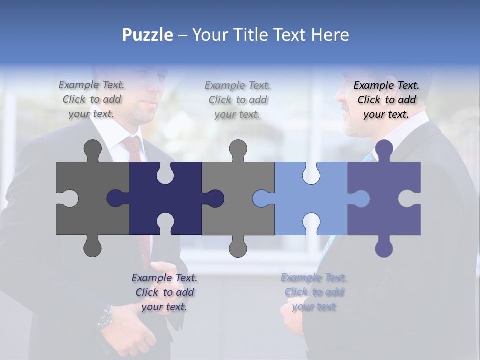 Business Teamwork Corporate PowerPoint Template