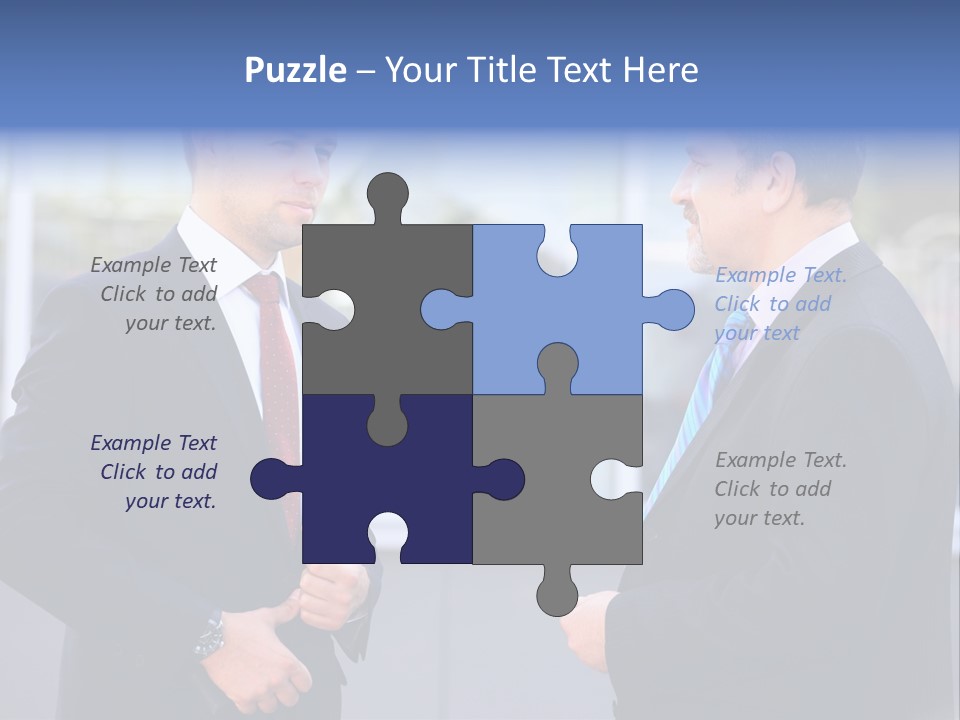 Business Teamwork Corporate PowerPoint Template