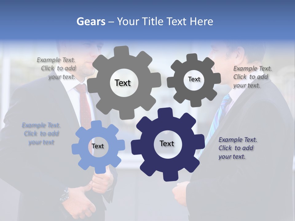 Business Teamwork Corporate PowerPoint Template