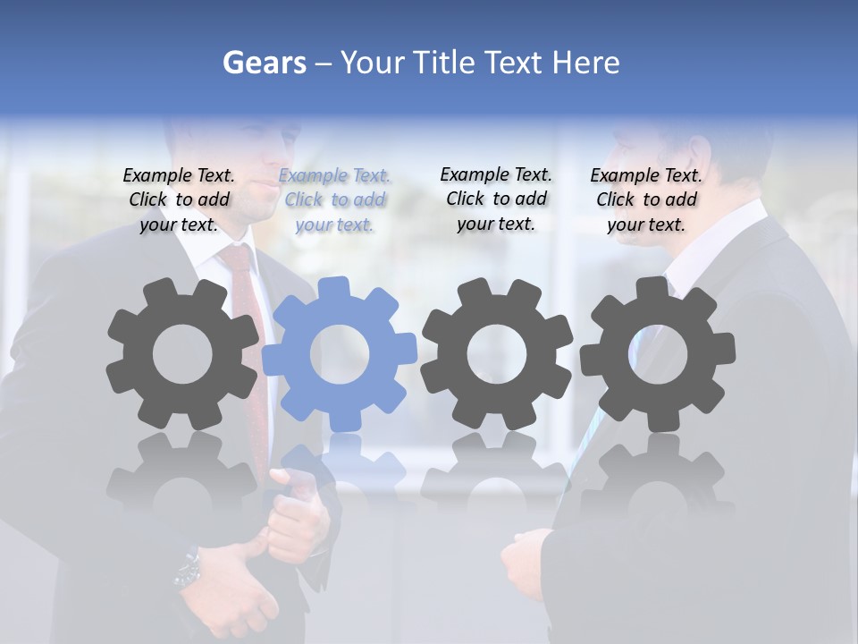 Business Teamwork Corporate PowerPoint Template