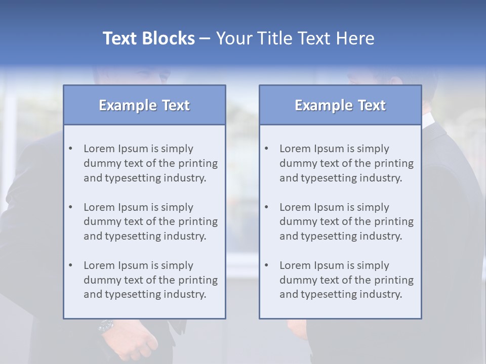 Business Teamwork Corporate PowerPoint Template