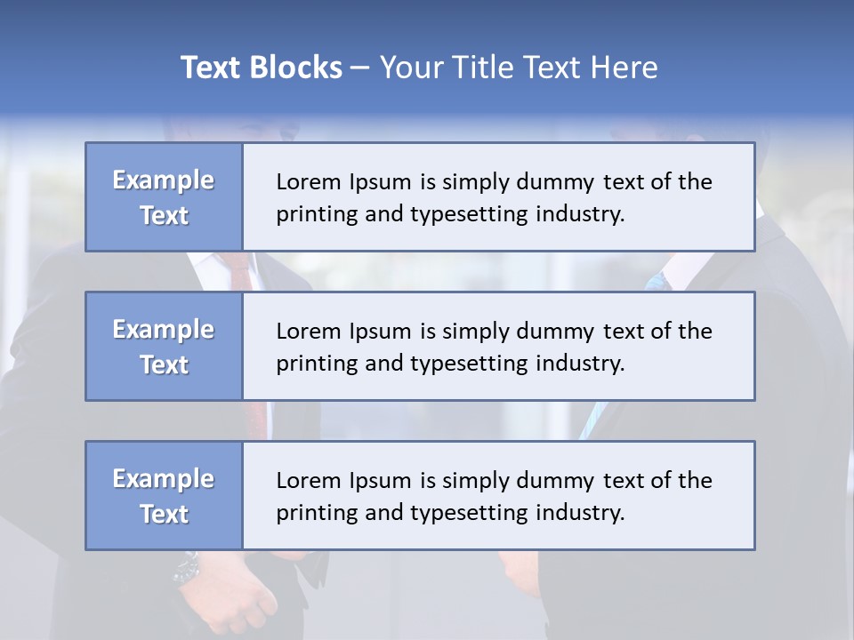 Business Teamwork Corporate PowerPoint Template