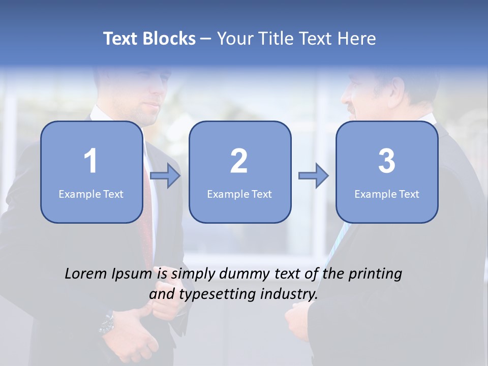 Business Teamwork Corporate PowerPoint Template
