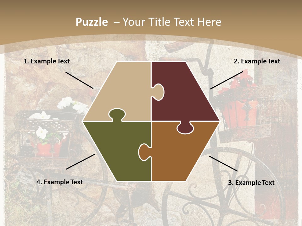 Door Pictorial Grunge PowerPoint Template