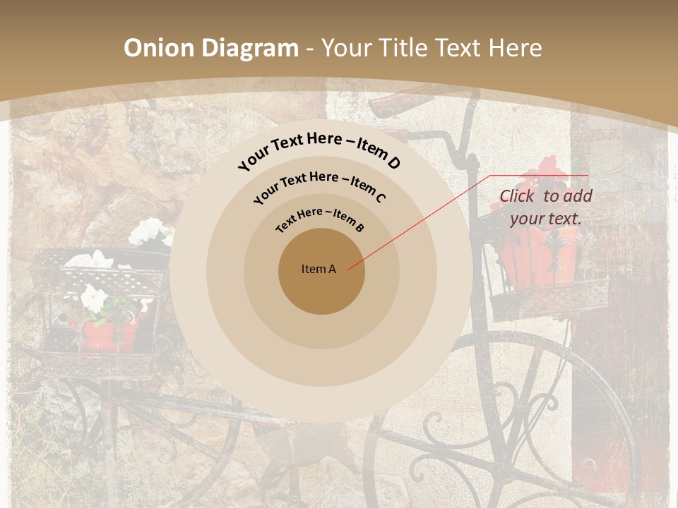 Door Pictorial Grunge PowerPoint Template