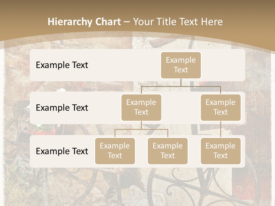 Door Pictorial Grunge PowerPoint Template