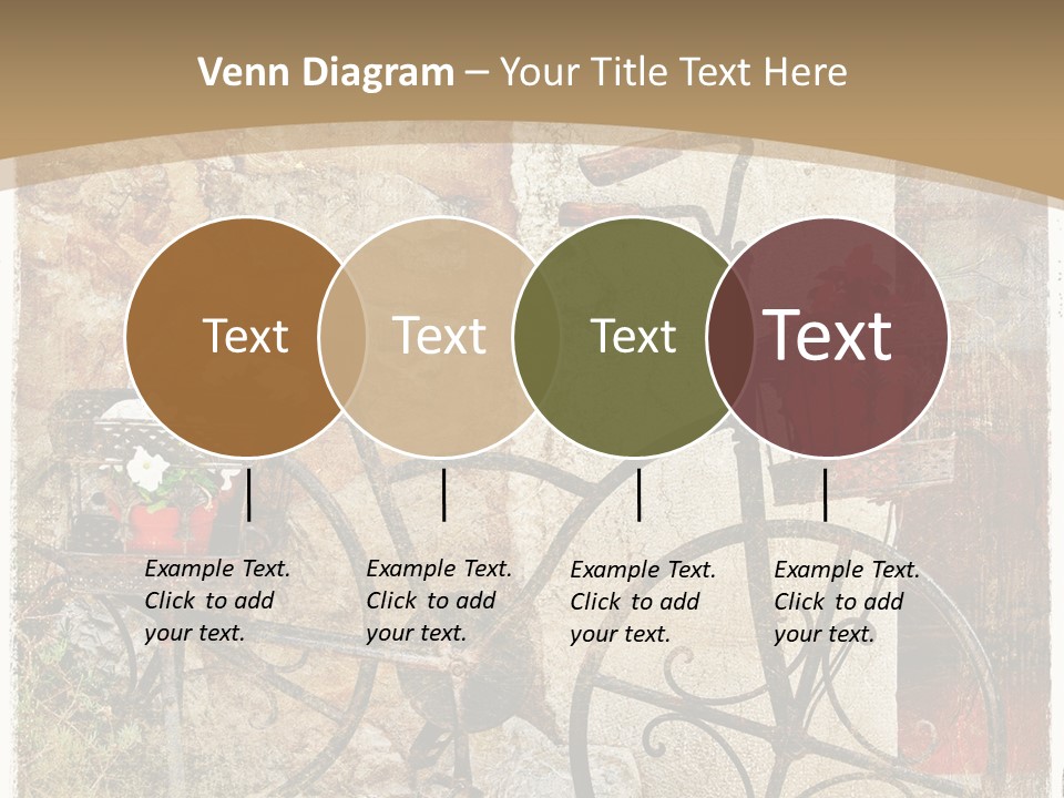 Door Pictorial Grunge PowerPoint Template