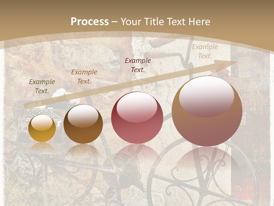 Door Pictorial Grunge PowerPoint Template