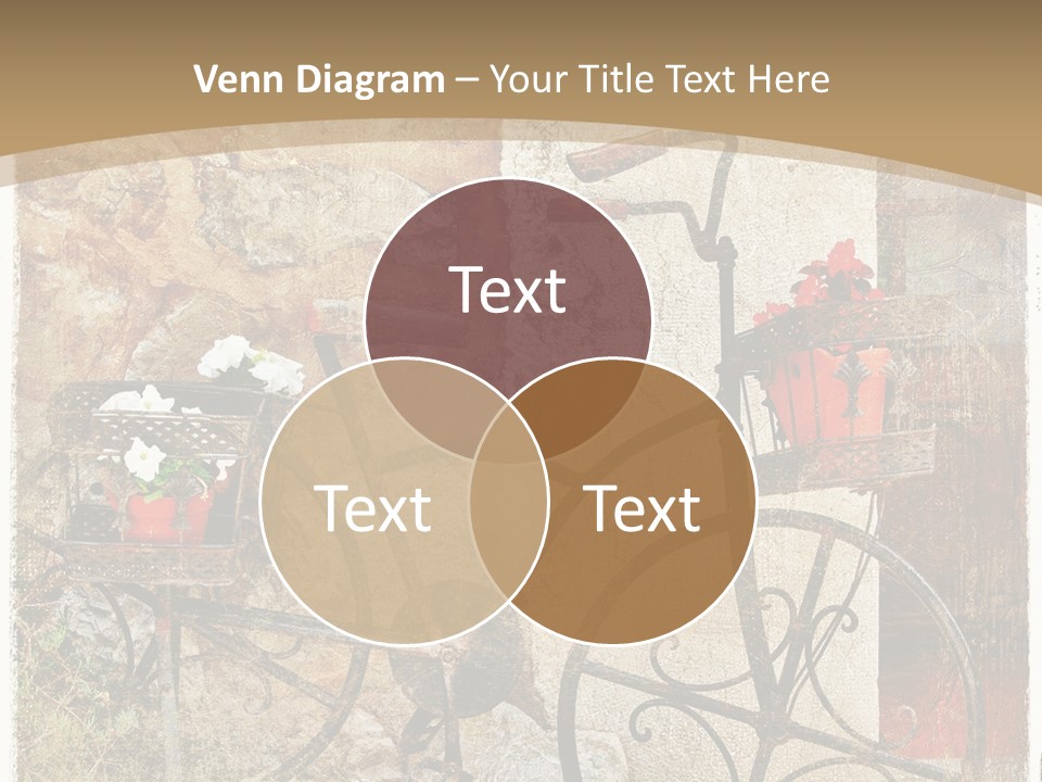 Door Pictorial Grunge PowerPoint Template