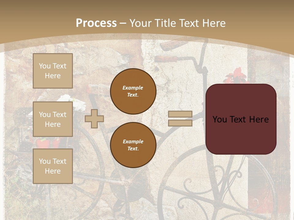 Door Pictorial Grunge PowerPoint Template