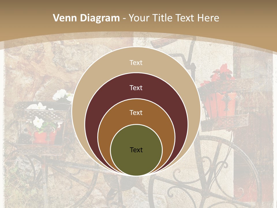 Door Pictorial Grunge PowerPoint Template