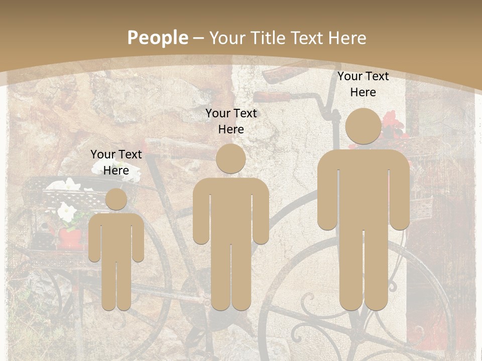 Door Pictorial Grunge PowerPoint Template