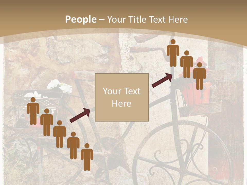 Door Pictorial Grunge PowerPoint Template