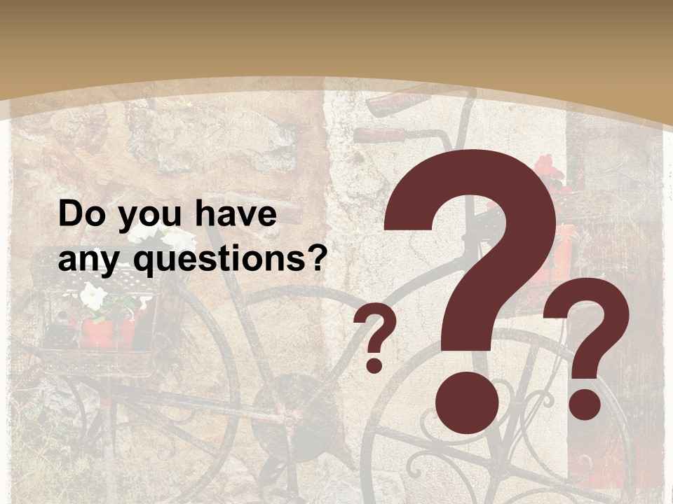 Door Pictorial Grunge PowerPoint Template