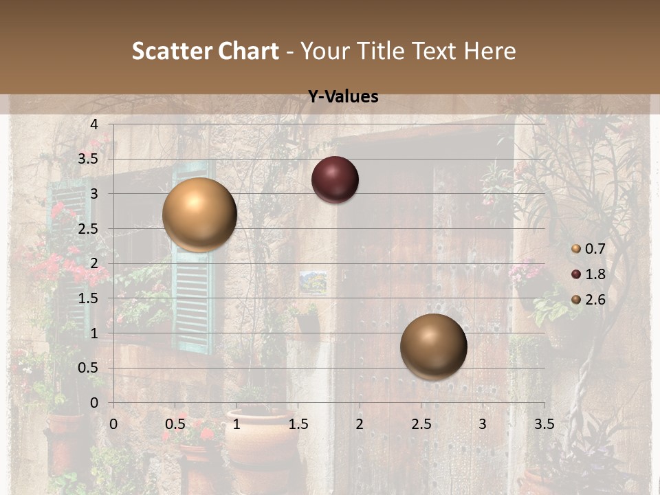 Sandstone Home Flower PowerPoint Template