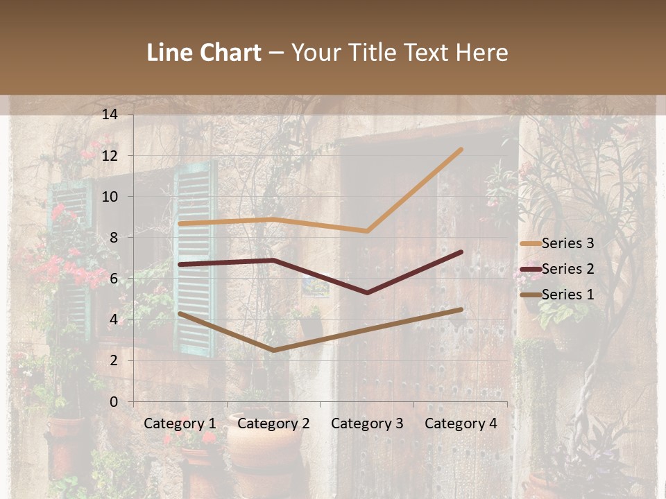 Sandstone Home Flower PowerPoint Template