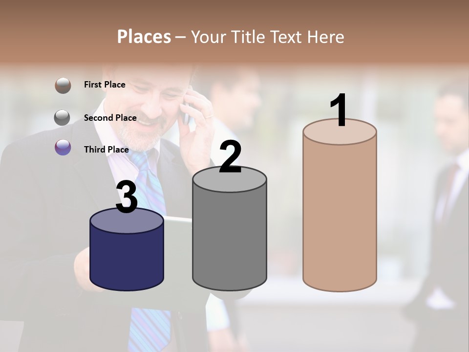 Guy Confident Charming PowerPoint Template