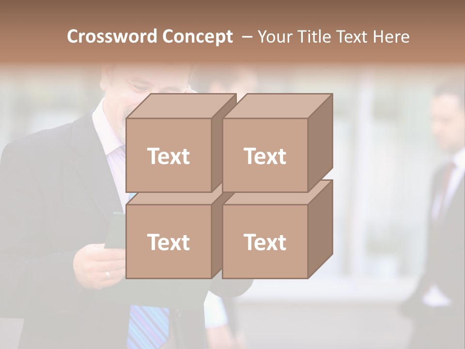 Guy Confident Charming PowerPoint Template