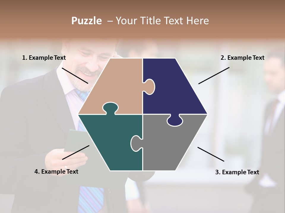 Guy Confident Charming PowerPoint Template