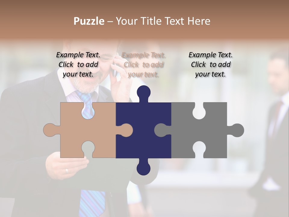 Guy Confident Charming PowerPoint Template