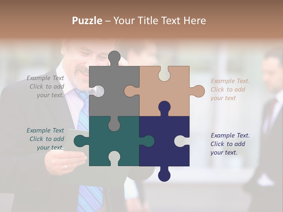 Guy Confident Charming PowerPoint Template