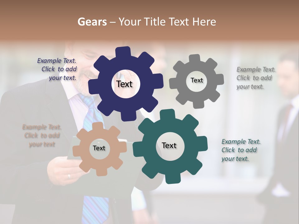 Guy Confident Charming PowerPoint Template